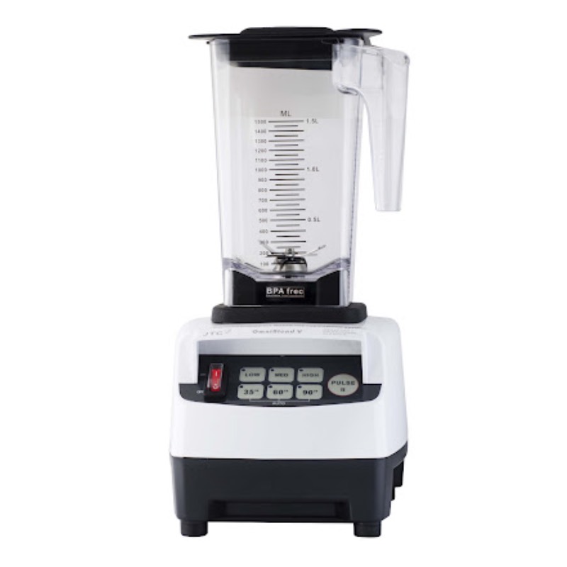 Blender JTC Omniblend TM-800, bele boje, bokal od 1,5l, slikan od napred.