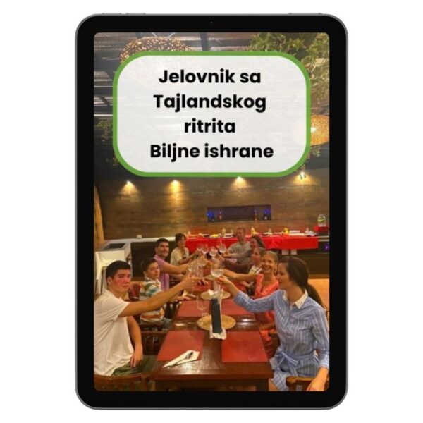 Jelovnik sa Tajlandskog ritrita Biljne ishrane